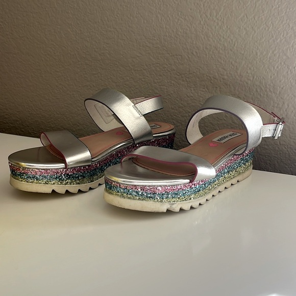 Steve Madden Girls Platform Sandals, 4 - Picture 1 of 4